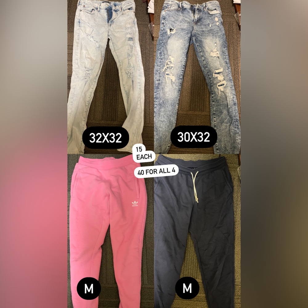Bundle of pants from great brands